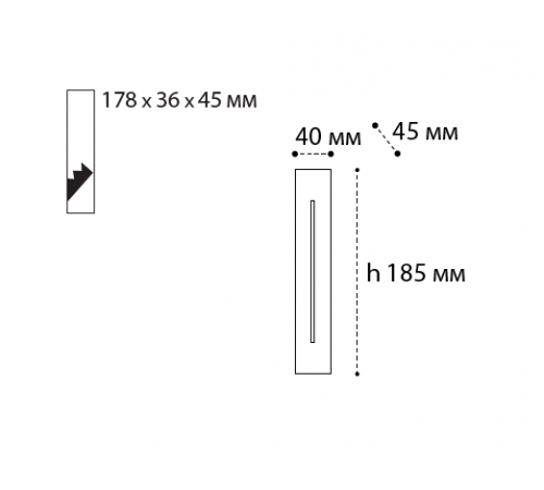 Встраиваемый светильник Italline IT06-6040 white 3000K