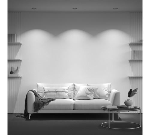 Встраиваемый светильник Maytoni Technical Metal Modern DL008-12W2.7-3-4K-B