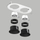 Встраиваемый светильник Lightstar Domino (214656+214607+214607+214007+214007) D6560707BMOD