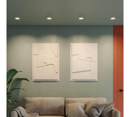 Встраиваемый светильник с переключателем цветовой температуры и угла рассеивания Novotech Wir Fluo 359842