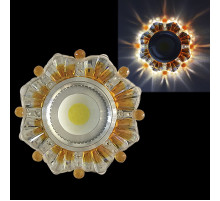 Встраиваемый светильник Reluce 42235-9.0-001PL MR16+LED3W CL/BN