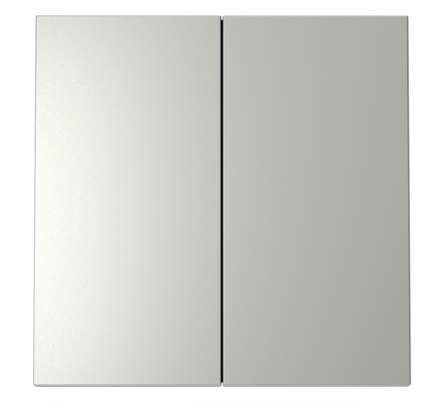 Клавиши для выключателя/переключателя двухклавишного Voltum S70 (сталь) VLS000305