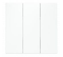 Клавиши для выключателя/переключателя трехклавишного Voltum S70 (белый матовый) VLS000502