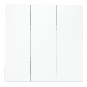 Клавиши для выключателя/переключателя трехклавишного Voltum S70 (белый матовый) VLS000502