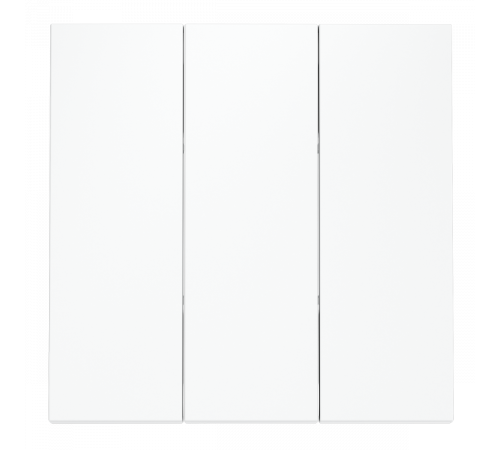 Клавиши для выключателя/переключателя трехклавишного Voltum S70 (белый матовый) VLS000502