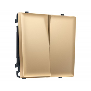 Комплект механизма 2-кл выключателя SIGMA Золото Мягкое касание 10A-250V QUANT PRO Ambrella Volt MS883010 (SP8830, PR115)