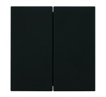 Выключатель 2-клавишный (механизм) Stekker Мия 250В 10А RSW10-3104-05 черный бархат 50443