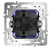 Механизм выключателя с самовозвратом одноклавишного 10А Voltum S70 VLS0106M