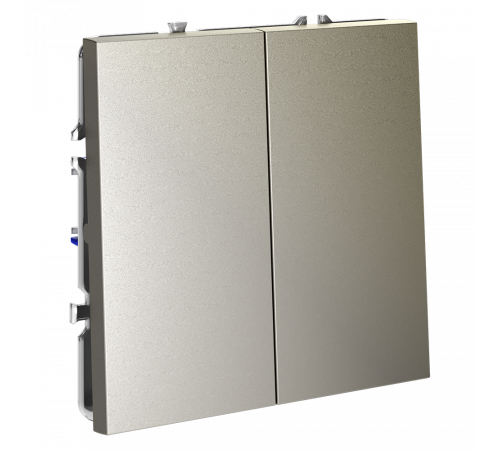 Выключатель двухклавишный Voltum S70 VLS020104 Выключатель двухклавишный Voltum S70 VLS020104