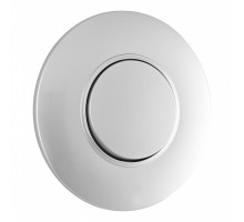 Выключатель круглый одноклавишный с рамкой Arte Milano SET08-1-30-1 silver