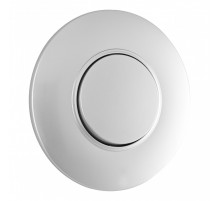 Выключатель круглый одноклавишный с рамкой Arte Milano SET08-1-30-1 silver