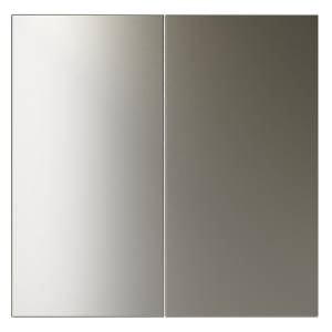 Клавиши для выключателя/переключателя двухклавишного Voltum S70 (шелк) VLS000304