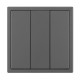 Выключатель 3 кл софт-тач серый базальт Arlight SWT-MK03-SFPL-GR (250V, 10A) 061799(1)