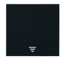 Выключатель 1-клавишный самовозвратный (механизм) Stekker Мия 250В 10А RSW10-3112-05 черный бархат 50574