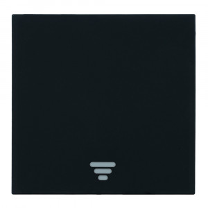 Выключатель 1-клавишный самовозвратный (механизм) Stekker Мия 250В 10А RSW10-3112-05 черный бархат 50574