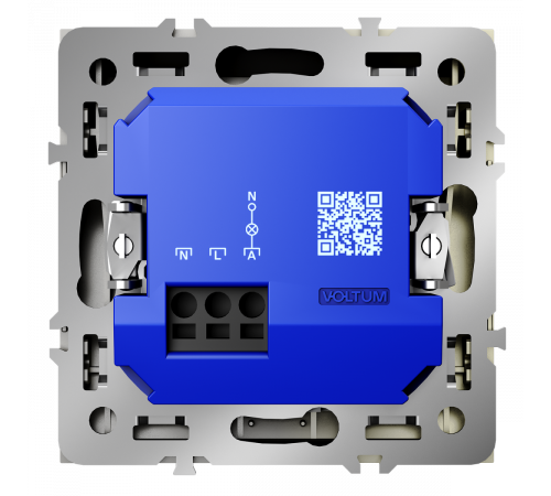 Выключатель встраиваемый Voltum S70 карточный 16А, (шелк) VLS010704