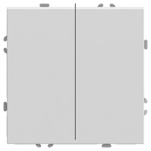 Переключатель 2-клавишный Stekker Эмили RSW10-5107-01ZK 50233