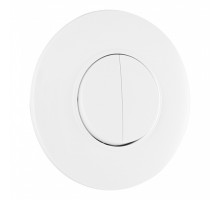 Выключатель круглый двухклавишный с рамкой Arte Milano SET08-1-30-2 white