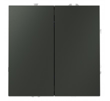 Выключатель с самовозвратом двухклавишный Voltum S70 VLS020606