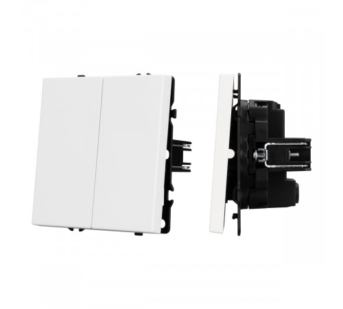 Выключатель перекрёстный 2 кл софт-тач белый кварц Arlight SWT-MKX2-SFPL-WH (250V, 10A) 061795(1)