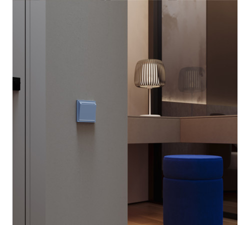 Накладка для выключателя карточного Voltum S70 (деним) VLS002615