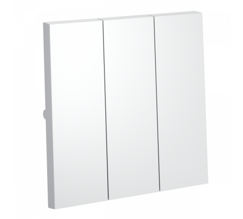 Клавиши для выключателя/переключателя трехклавишного Voltum S70 (белый матовый) VLS000502