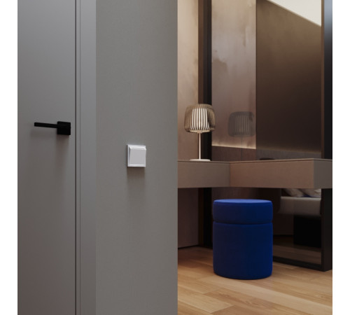 Выключатель встраиваемый Voltum S70 карточный 16А, (белый глянцевый) VLS010701