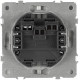 Переключатель Эра Galaxy 15-1106-08 двойной 10АХ-250В IP20 белый матовый Б0070706