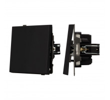 Механизм выключателя одноклавишный перекрёстный Arlight SWT-TENDO-MKX1-SFPL-BK (230V, 10A) 054571