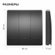 Выключатель кинетический 3кл., IP44, 2,4 ГГц, Smart, чер. Apeyron 04-83
