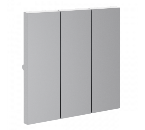 Клавиши для выключателя/переключателя трехклавишного Voltum S70 (серый) VLS000516