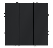Выключатель трехклавишный Voltum S70 VLS030107