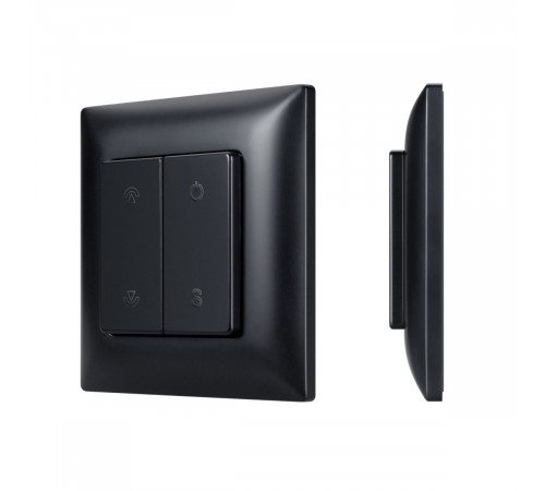 Накладная кнопочная панель 2.4 ГГц Arlight SMART-RF-801-22-1G-DIM-SUF Black (3V, 2.4G) (IARL, IP20 Пластик) 059068 Накладная кнопочная панель 2.4 ГГц Arlight SMART-RF-801-22-1G-DIM-SUF Black (3V, 2.4G) (IARL, IP20 Пластик) 059068