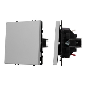 Выключатель звонковый 1 кл софт-тач никель Arlight SWT-MKR1-SFPL-IS (250V, 10A) 059437(1)