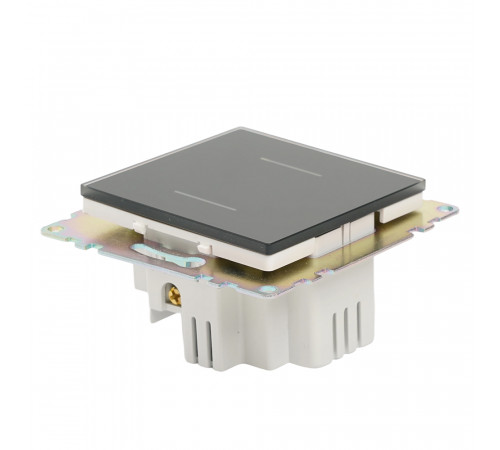 Выключатель 2-клавишный сенсорный (механизм) Stekker Катрин 50273