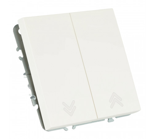 Выключатель двухклавишный Stekker Эмили RSW10-5116-01 белый фарфор soft touch 50822