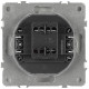 Переключатель Эра Galaxy 15-1108-08 перекрёстный 10АХ-250В IP20 белый матовый Б0070748