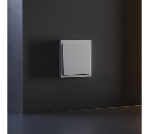 Клавиша для выключателя/переключателя одноклавишного Voltum S70 (серый) VLS000116