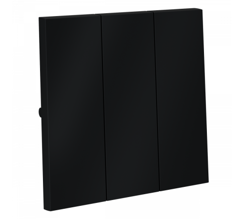 Клавиши для выключателя/переключателя трехклавишного Voltum S70 (графит) VLS000507