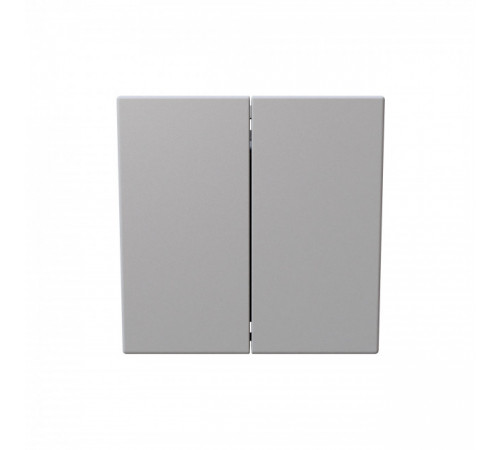 Перекрестный выключатель 2х клавишный 10А, 250В, цвет Белый матовый (soft touch) Jasmart FD3014PWM