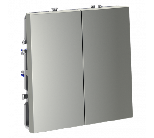 Проходной переключатель двухклавишный Voltum S70 VLS020305