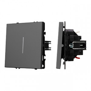Механизм звонкового выключателя Arlight LED SWT-NOBE-MKR1-SFPL-L-GR (230V, 10A) (Серый базальт) 061736