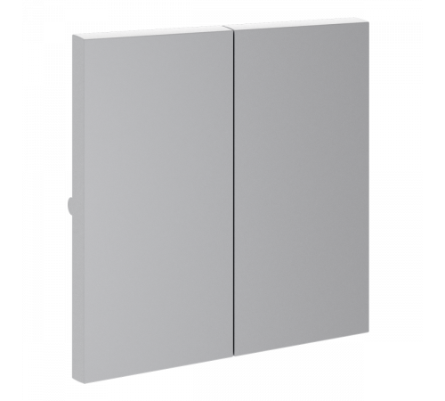 Клавиши для выключателя/переключателя двухклавишного Voltum S70 (серый) VLS000316