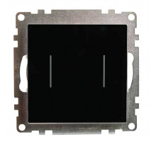 Выключатель 2-клавишный сенсорный (механизм) Stekker Катрин 50273