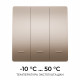 Выключатель кинетический 3кл., IP44, 2,4 ГГц, Smart, беж. Apeyron 04-77