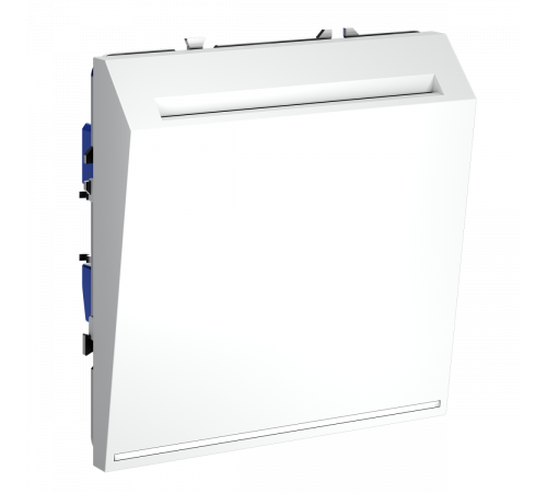 Выключатель встраиваемый Voltum S70 карточный 16А, (белый матовый) VLS010702