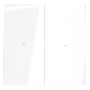 Клавиши для выключателя жалюзи Voltum S70 (белый глянцевый) VLS002501