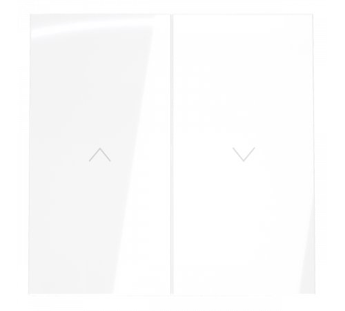 Клавиши для выключателя жалюзи Voltum S70 (белый глянцевый) VLS002501