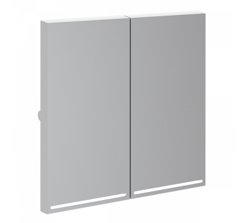 Клавиши для выключателя/переключателя двухклавишного с подсветкой Voltum S70 (серый) VLS000416