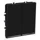 Проходной переключатель двухклавишный с подсветкой Voltum S70 VLS020407